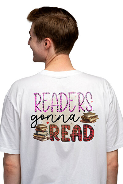 StoryGift Romania Tricou Barbati Cu Mesajul "readers Gonna Read", Carte, Ilus...