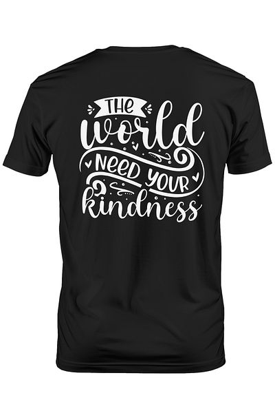 StoryGift Romania Men's T-shirt with the text "The world needs your kindness" - the world needs your kindness STG