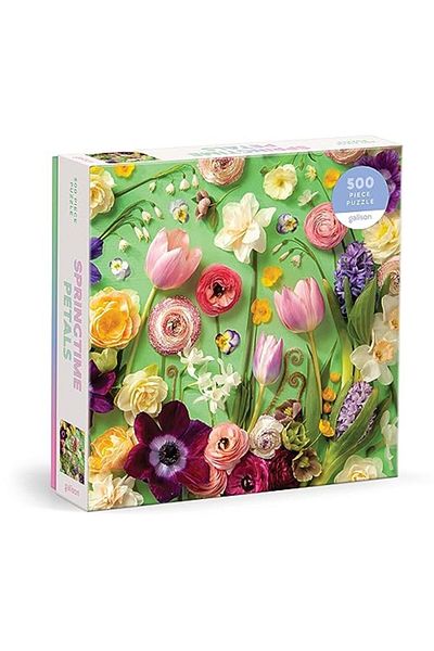 Galison Springtime Petals 500 Piece Puzzle