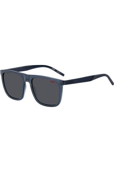 HUGO Ochelari de soare pentru bărbați Hugo HG 1304/S PJP/IR, Plastic, Albastru, 55 mm