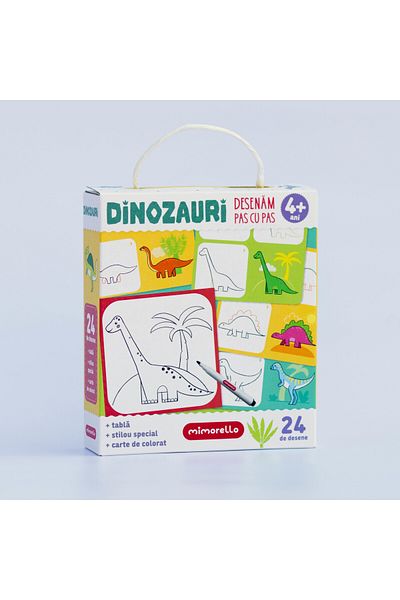 Mimorello educational game - Dinosaurs - Drawing step by step