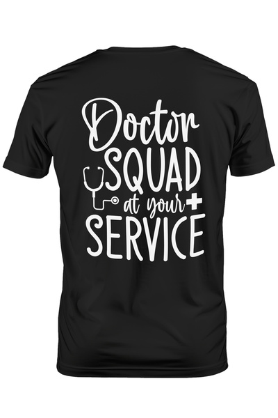 StoryGift Romania Tricou Barbati Cu Textul "doctor Squad At Your Service" - E...