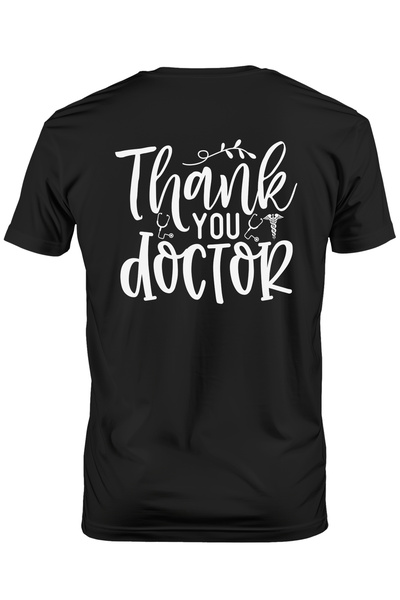 StoryGift Romania Tricou Barbati Cu Textul In Limba Engleza "thank You, Docto...