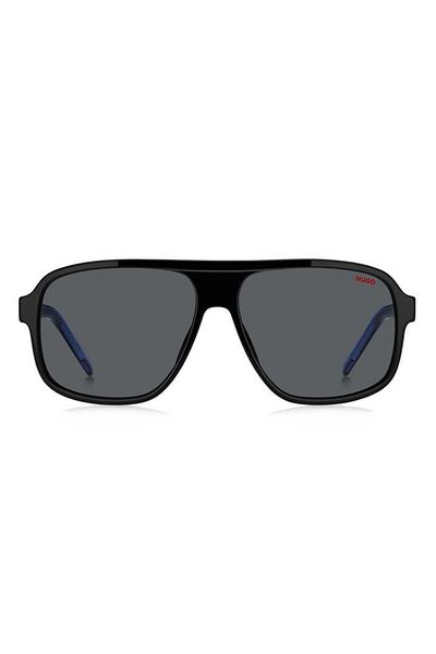 HUGO Men's Sunglasses Hugo HG 1296/S D51/IR, Plastic, Blue, 60 mm