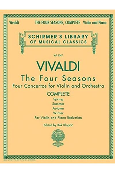 G Schirmer, Incorporated The Four Seasons Complete Edition