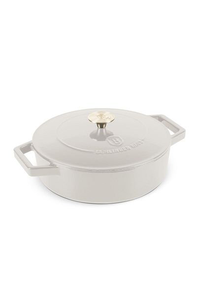 Berlinger Haus Cast iron saucepan with lid 26 cm Sahara Berlinger Haus BH 6530, cream, non-stick