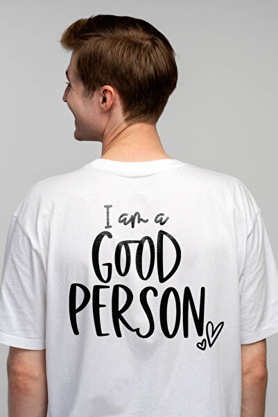 StoryGift Romania Tricou bărbătesc cu mesajul în engleză „I Am A Good Person”...