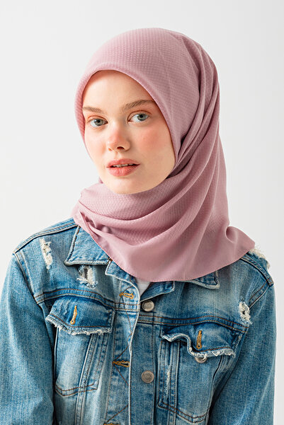 Wega Moda وشاح جاكار قطني، مظهر طبيعي وعصري، وشاح قطني جاكار، وشاح قطني ناعم.