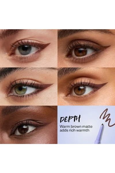 KOSAS Soulgazer Waterproof Gel Eyeliner - Long-Lasting, Depth - Warm Brown Matte 0.35g