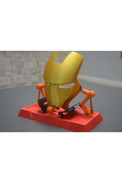 3d model s قناع الرجل الحديدي – نموذج زخرفي بمقياس 1:1
