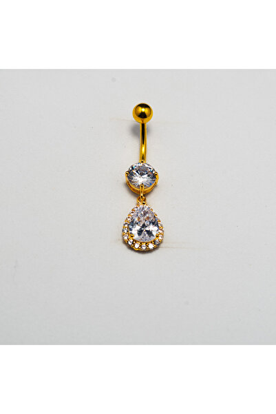 Piercing by Sever DAMLA TAŞ SALLANTILI MODEL CERRAHİ ÇELİK GÖBEK BELLY PIERCI...