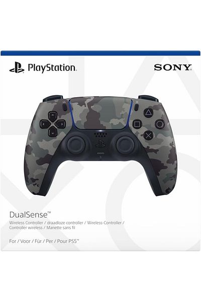 Sony PlayStation 5 DualSense Wireless Controller - Grey Camo