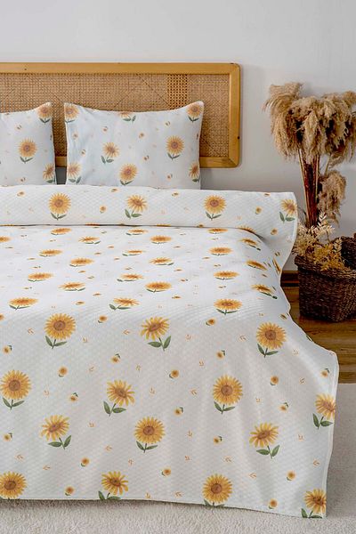 Riva Sunflower Double Printed Pike 200 X 220 cm