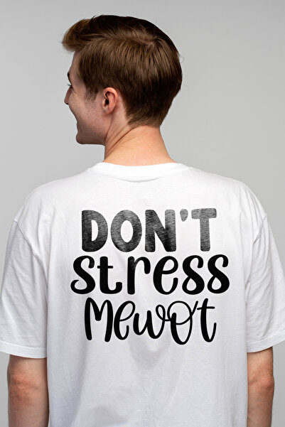 StoryGift Romania Tricou Barbati Cu Textul "nu Ma Stresa" - Miauna Pisica Fel...