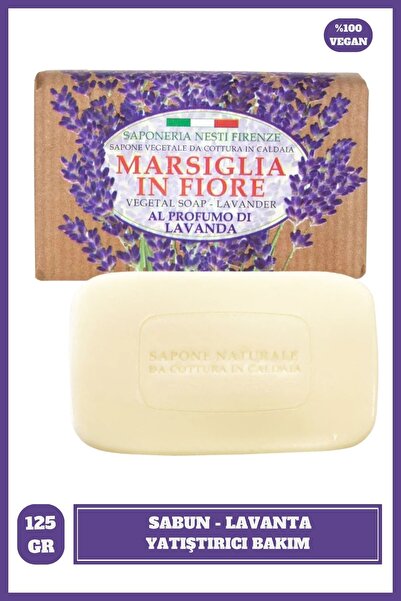 Nesti Dante Marsiglia In Fiore Lavanda Katı Sabun 125 gr | Lavanta Özü | Cilt...