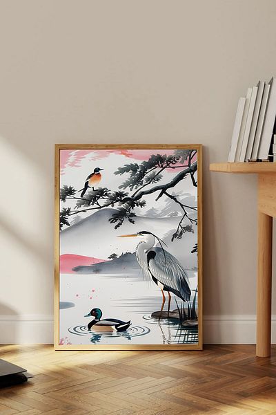 Dekorsiahome One Piece Wooden Frame Living Room Hall Kitchen Table Tk0368