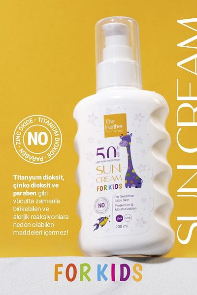 The Further Spf 50 Faktör Çocuk Güneş Koruyucu Losyon 200 ml