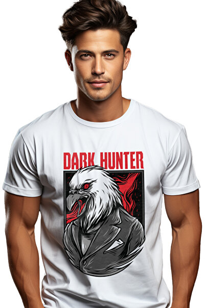 StoryGift Romania Tricou Barbati Cu Pasare Cu Cioc Vultur In Costum Elegant, ...
