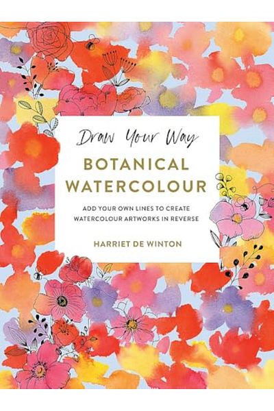 İlex Draw Your Way Botanical Watercolour Add Your Own Lines To Create Watercolour Artworks In Reverse