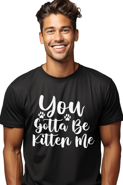 StoryGift Romania Tricou Barbati Cu Labute Si Textul "cred Ca Glumesti" - Pis...