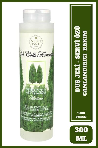 Nesti Dante Dei Colli Fiorentini Cipresso Duş Jeli 300ml |Canlandırıcı | Serv...