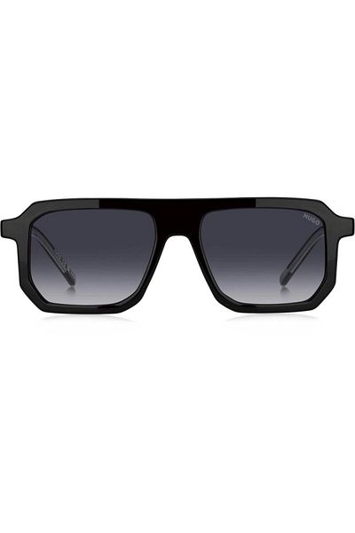 HUGO Ochelari de soare bărbătești HG 1312/S 807/AO, Plastic, Negru, 53 mm