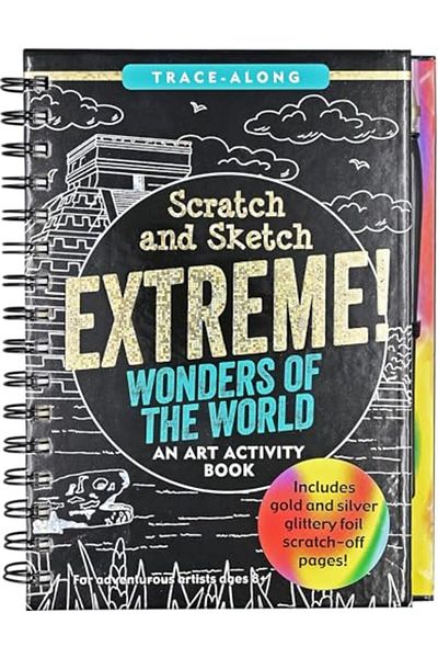 Peter Pauper Press Scratch & Sketch Extreme Wonders Of The World