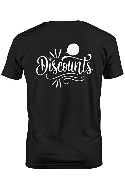 StoryGift Romania Tricou Barbati Cu Textul "discounts" - Reduceri Preturi Mai...