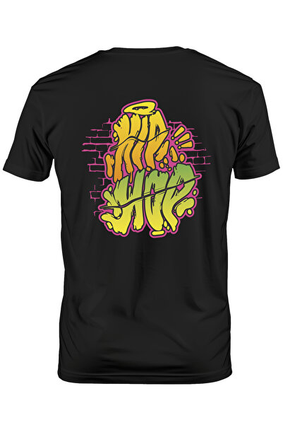 StoryGift Romania Tricou bărbătesc cu mesaj hip hop, ilustrație graffiti, per...