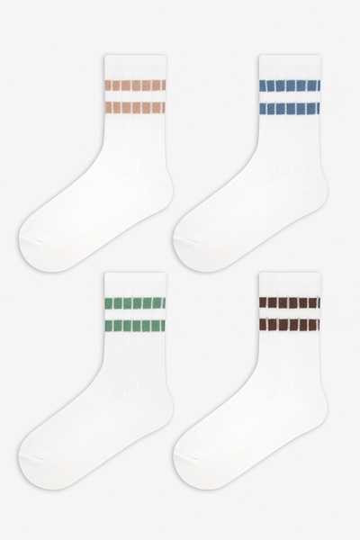 Penti Boy's Old Line 4-Piece Rib Sock