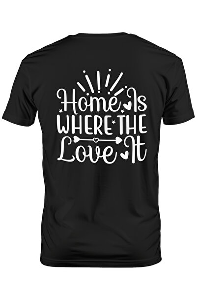 StoryGift Romania Tricou Barbati Cu Inimioare Si Stelute Cu Mesajul ""acasa" ...