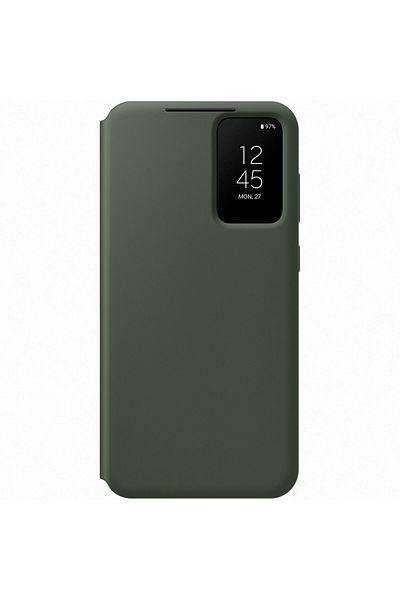 Samsung Smart View Wallet Case for Galaxy S23 Plus, Khaki