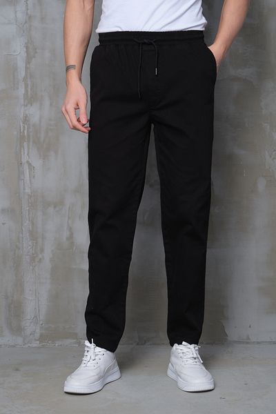 VIKUNYA Men's Winter - Adjustable Cut 100% Cotton and Lycra Elastic Waist Pants