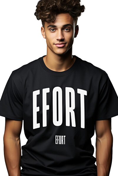 StoryGift Romania Tricou Barbati Cuvantul Efort, Motivational, Self Help, Int...