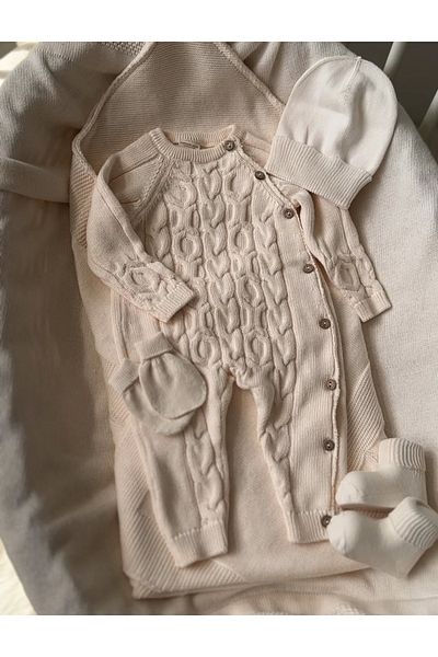 Nipperland 100% Organic Cotton Gots Safety Certified Swaddled Set of 5 Hospital Release 0-3Months Newborn