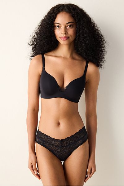 Penti Eliza Push-up-BH ohne Bügel in Schwarz
