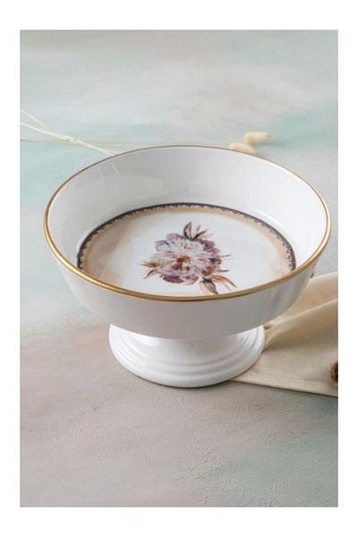 ACAR Hca6425 Floral Salad Bowl 23.5 cm