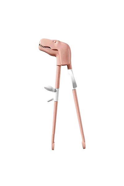 Choice Pink Plastic Cartoon Dinosaur Chopsticks For Kids Practical Learning Chopsticks For Boys Girls Three