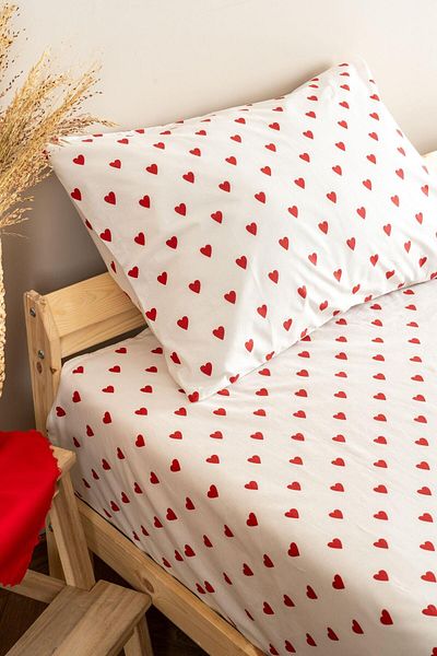 Soley |   Mix & Match |   Hearts |   100% Cotton Single Sheet Set