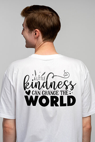 StoryGift Romania Tricou Barbati Cu Mesajul "a Little Kindness Can Change The...