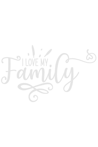 StoryGift Romania Sticker Adeziv 20CM Exterior pentru cei care isi iubesc sincer familiile , Vinyl Alb, 20 cm