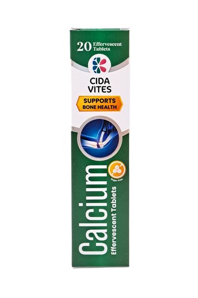 Cida Vites Calcium Effervescent Tablets 20"S