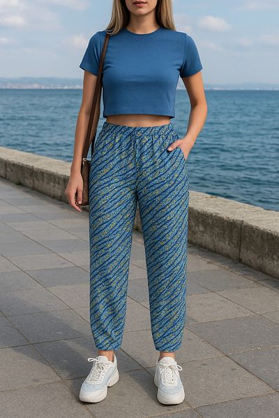 İpli Women's Viscose Pocket Pants