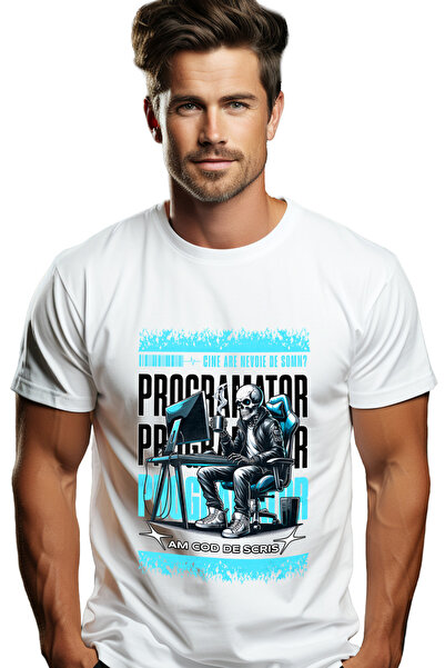 StoryGift Romania Tricou Barbati Schelete Cu Cana De Cafea La Birou Cine Are ...