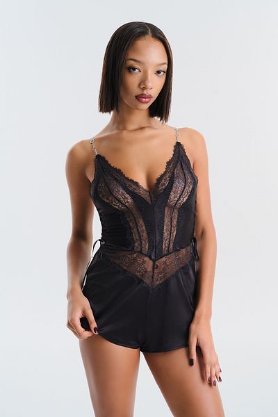 Penti Candy Teddy Black Bodysuit – Privee-Kollektion