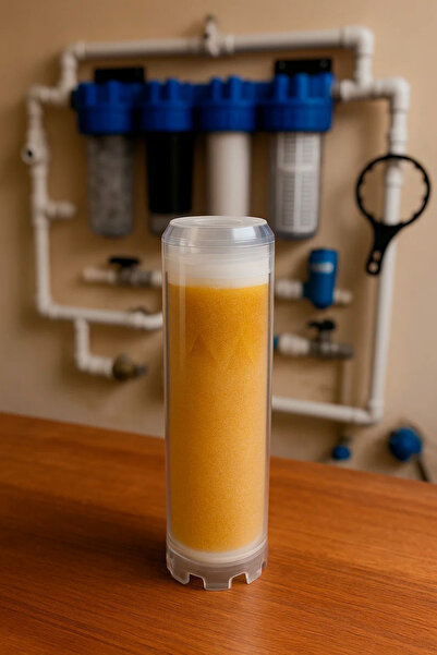 Genel Markalar Su Arıtma Shell Kablı 10 Inç Kireç Önleyici Reçine Filtresi