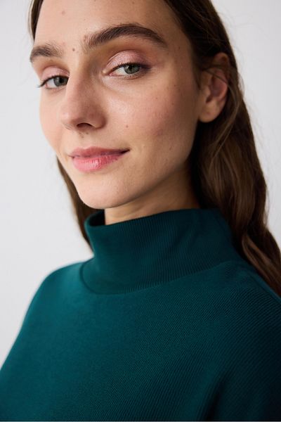 Penti Dunkelgrünes High-Rise Mirko Sweatshirt - Saude Collection