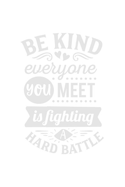 StoryGift Romania Sticker Adeziv 20CM Exterior cu inimioare si mesaj care te indeamna sa fii buna cu toti ceilal