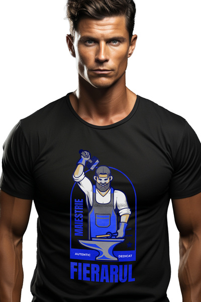 StoryGift Romania Tricou Barbati Cel Mai Bun Tatal-fierar Dad Familie Cu Impr...