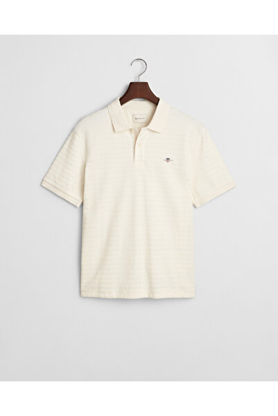 Gant Erkek Krem Regular Fit Polo